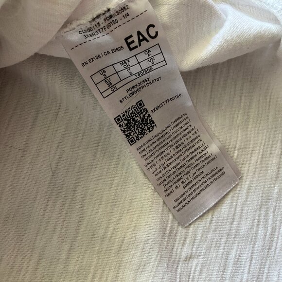 Guess Cropped Pink Striped Size S Rainbow Money T-Shirt - Picture 6 of 8